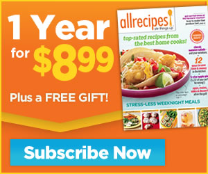 1 Year of All Recipes Magazine + Slow Cooker Cookbook Only $8.99
