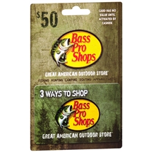 Get $10 off a $50 Bass Pro Shops Gift Card at Publix starting Saturday!!