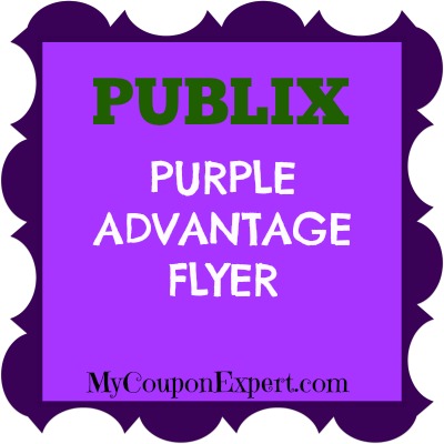 NEW Publix Purple Advantage Flyer July 19th thru August 1st!!
