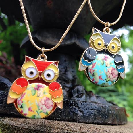 Shabby Chic Owl Pendant Necklace Only $4.99 – 75% Savings