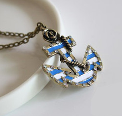 Vintage Inspired Anchor Necklace Only $7.99