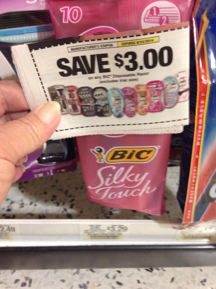 BIC Silky Touch Razors Only $0.29 at Publix Until 8/6