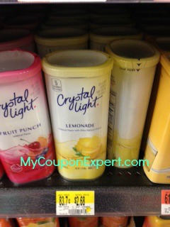 Crystal Light Drink Mix Only $0.34 at Walmart Starting 7/31