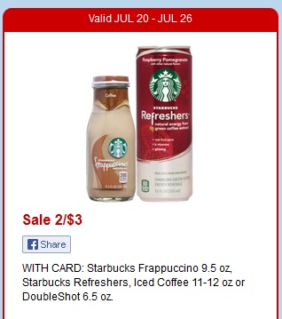 Starbucks Iced Coffee Only $0.50 at CVS Until 7/26