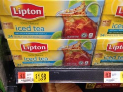 Lipton Iced Tea Brew Family Size Tea Bags Only $0.39 at Walmart Until 8/6