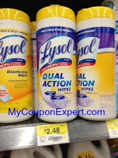 Lysol Disinfecting Wipes Only $0.24 at Walmart Starting 7/30