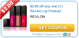 New Printable Coupon: $2.00 off any one (1) Revlon Lip Product