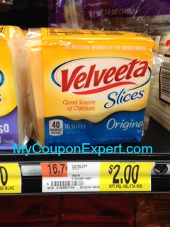 Kraft Velveeta Cheese Slices Only $1.00 at Walmart Until 8/20