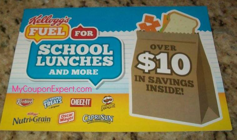 Kellogg’s Fuel for School Lunches Coupon Booklet