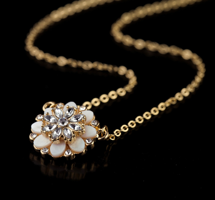 Fancy Flower Pendant Necklace Only $8.99 – 64% Savings