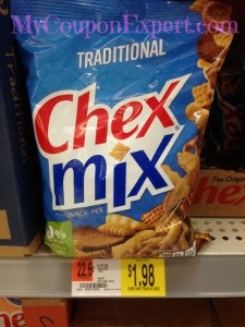 Chex Mix Only $0.74 at Walmart Until 9/3