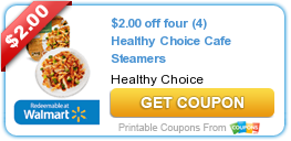 New Printable Coupons: $2.00 off four (4) Healthy Choice Cafe Steamers