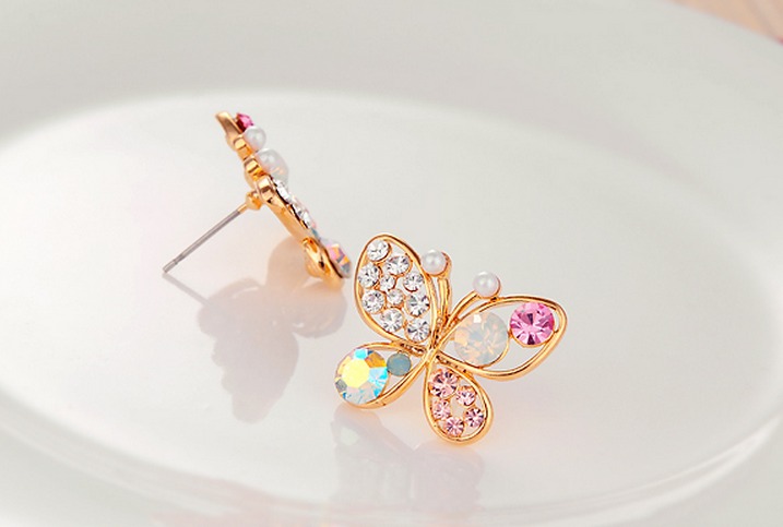 Multicolored Butterfly Earrings Only $4.99 – 80% Savings