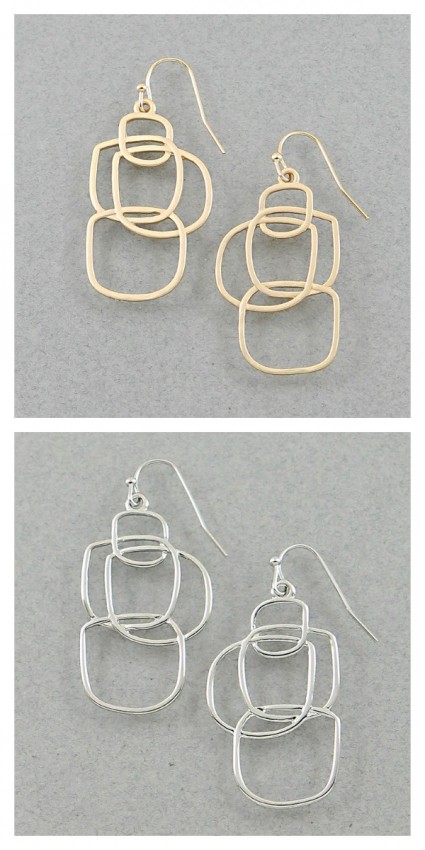 Square-Link-Earrings