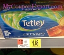 OVERAGE on Tetly Tea Bags at Walmart Until 9/16