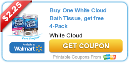 New Printable Coupon: Buy One White Cloud Bath Tissue, Get Free 4-Pack