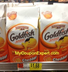 Pepperidge Farm Goldfish Baked Snack Crackers Only $0.84 at Walmart Until 8/13