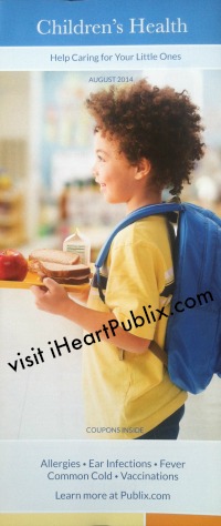 Children’s Health August Publix Pharmacy Booklet