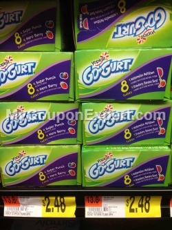 Walmart Hot Deal Alert! Yoplait Go-Gurt Portable Yogurt Only $0.74 Until 10/1