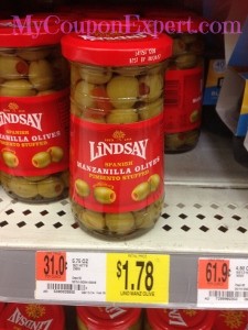 Walmart Hot Deal Starts Today!  Linsay Olives just $.39 each!!