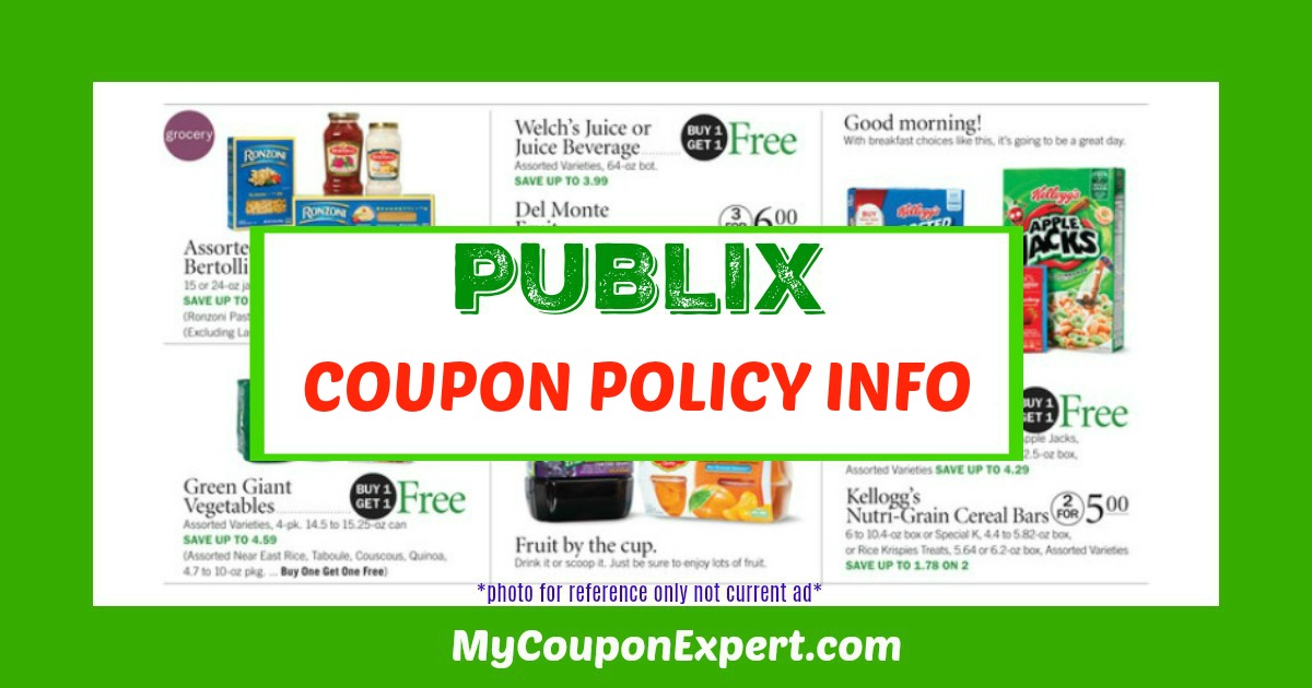 Publix Coupon Policy and FAQs as of October 1, 2014!