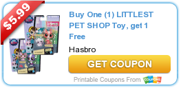 New Printable Coupon: Buy One (1) LITTLEST PET SHOP Toy, get 1 Free