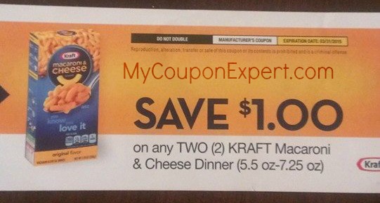 Possible FREEBIE on Kraft Mac N Cheese!!! Check it out!