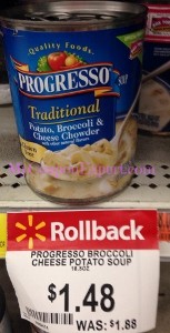Progresso Soups Only $0.49 at Walmart Until 9/16