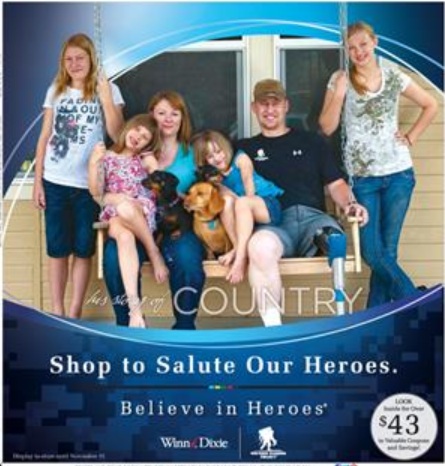 NEW Winn Dixie Coupons!  Shop to Salute our Heroes Flyer!