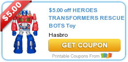 Hot New Printable Toy Coupons: Transformers, Easy-Bake Oven, and MORE!!