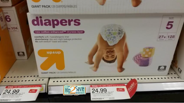 DIAPER DEAL AT TARGET!!  $12.49 for GIANT BOX!!