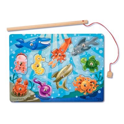 Melissa & Doug Deluxe 10-Piece Magnetic Fishing Game Only $7.99