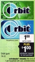 FREE Orbit Gum at CVS Until 11/29
