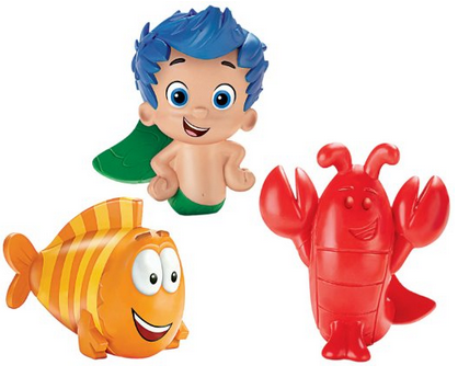 Fisher-Price Nickelodeon Bubble Guppies Gil, Mr. Grouper, Lobster Bath Squirters Only $5.50 (Reg. $10.49)