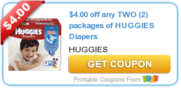 New Printable Coupons: Huggies, Phillips Sonicare, Hormel, and MORE!!