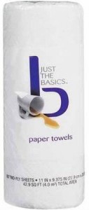 just the basics paper towels