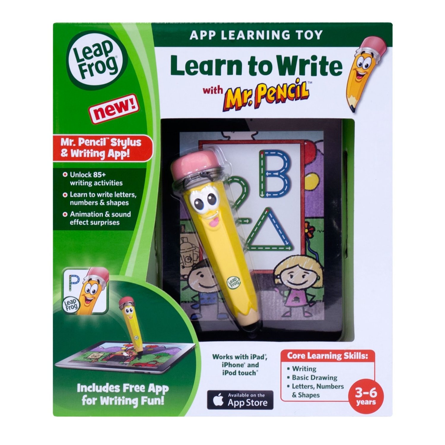 LeapFrog Learn to Write with Mr. Pencil Stylus & Writing App Only $9.29