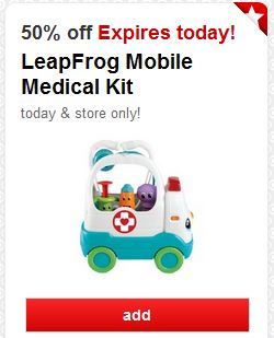 LeapFrog Mobile Medical Kit Only $10.99 at Target (Today Only)