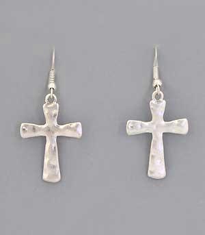 Simple Silver Cross Earrings Only $4.99 – 75% Savings