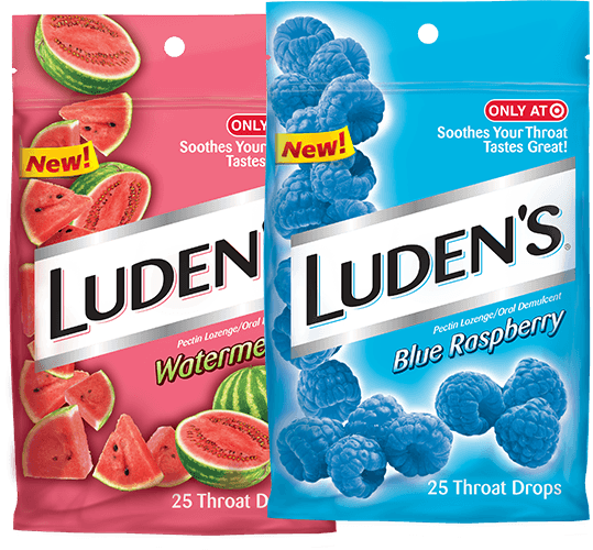 Luden’s Watermelon or Blue Raspberry Throat Drops Only $0.29 at Target