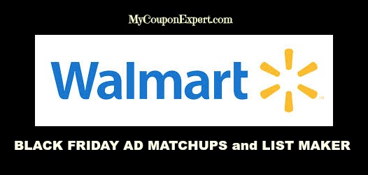 WALMART Black Friday Ad Matchups & List Maker!