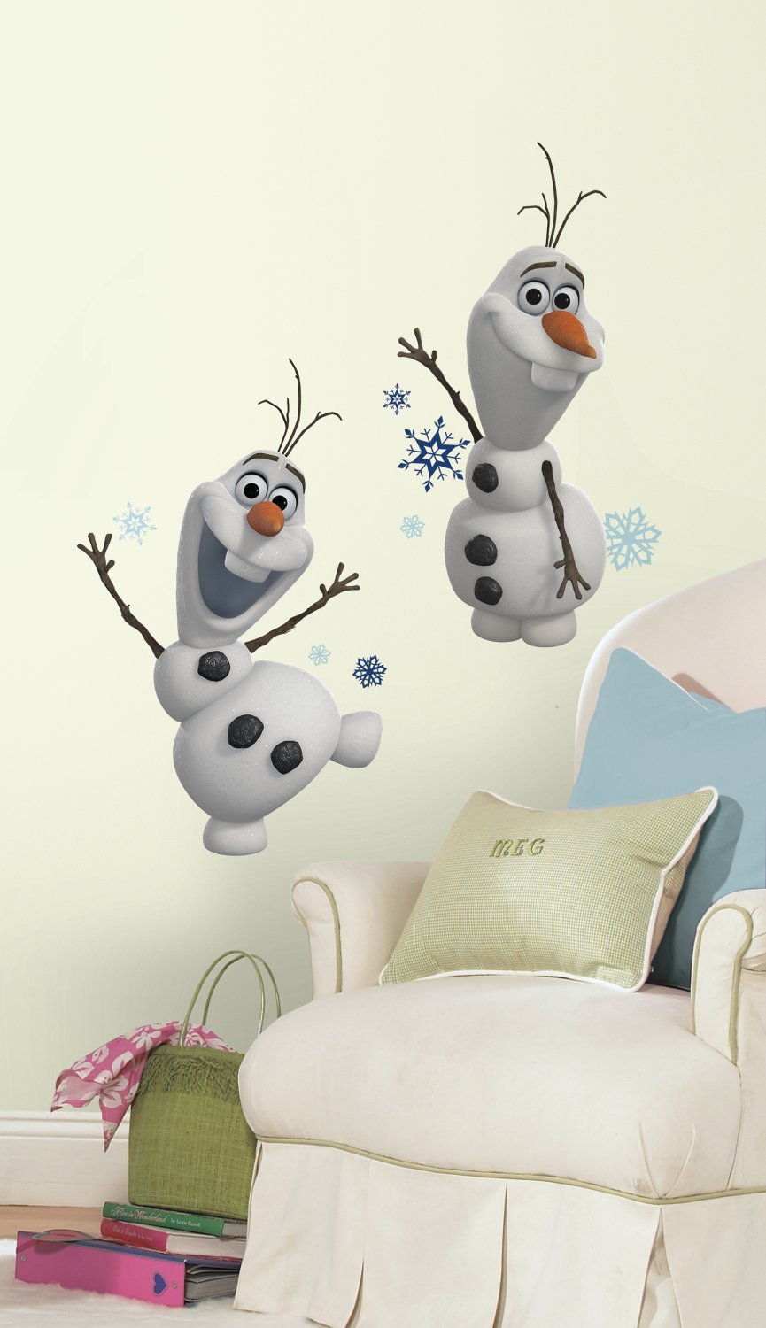 Frozen Olaf The Snow Man Peel And Stick Wall Decals, 25 Count, 1-Pack Only $8.10 (Reg. $13.99)