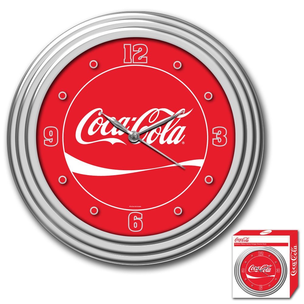 Coca-Cola Chrome Clock Only $13.65 (Reg. $29.99)