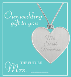 FREE Personalized Engraved Keepsake Heart at Things Remembered