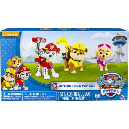 Nickelodeon Paw Patrol – Action Pack Pups 3 Pack Only $14.97