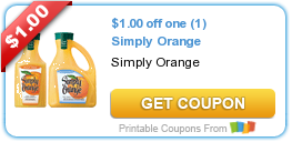 New Printble Coupons: Minute Maid, Simply Orange, Crest, Degree, and MORE!!