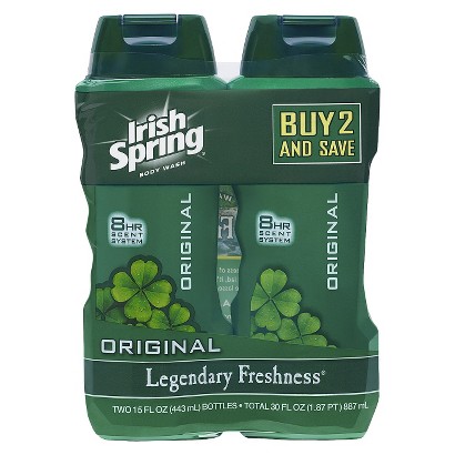 Irish Spring Body Wash 2 Pk Only $1.41 Per Bottle at Target