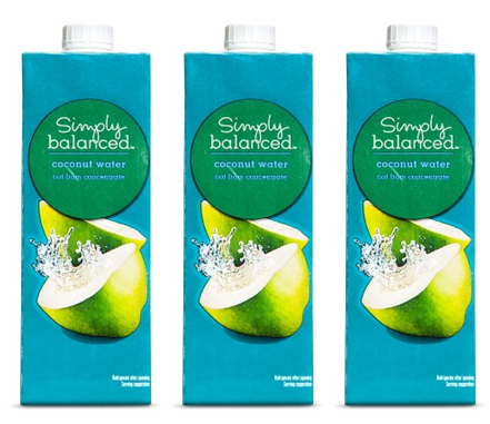 Simply Balanced Coconut Water Only $1.03 at Target