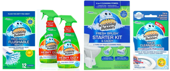 Scrubbing Bubbles Products Only $1.35 + FREE Candy Bar at Walgreens (1/11-1/13)