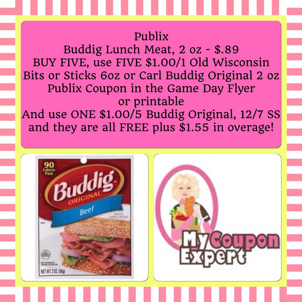 Publix MONEY MAKER on Buddig Meats!!  Check this out!